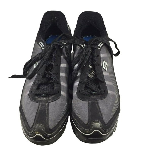 Skechers Sport Women's Resistance Runner Sneaker Shape Ups 10 Black Gray Kinetic - Picture 4 of 12